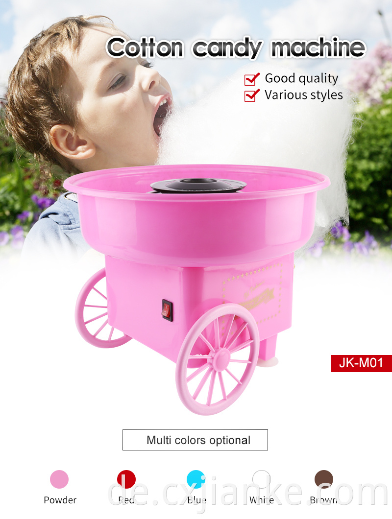 Einzigartige Design Verwenden Sie Electric Kid Cotton Candy Maker Baumwoll -Zahnseide Maschine